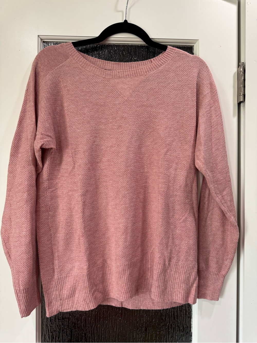American Eagle Outfitters Scoopneck Sweater in Blush Pink